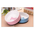 Direct supplier wholesale ceramic pet bowl feeder dog bowls